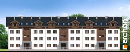 Archon+ Projekty domów - Dom nad bulwarem 11 - elwacja frontowa