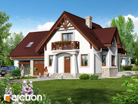 projekt domu - Dom w morelach (G2) [ 142,3 m2 ] 
