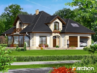 projekt domu - Ogród zimowy - Dom w dąbrówkach (G2)