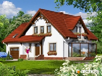 projekt domu - Ogród zimowy - Dom w tamaryszkach 2
