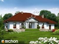 projekt domu - Dom w gaurach [ 128,2 m2 ] 