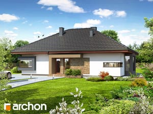 Archon+ Projekty domów - Dom pod jarząbem (N) - widok 1
