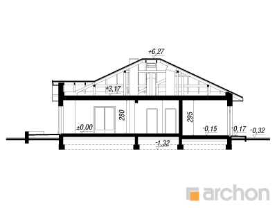 Archon+ Projekty domów - Dom w jonagoldach - 256