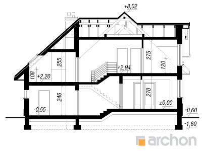 Archon+ Projekty domów - Dom w ketmiach  - 256