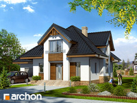 projekt domu - Dom w ketmiach [ 183,6 m2 ] 