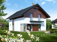 projekt domu - Dom w asarinach [ 134,9 m2 ] 
