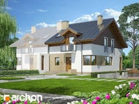 projekt domu - Dom w czernicach (B) [ 129,4 m2 ] 