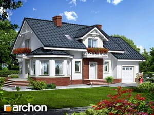 Archon+ Projekty domów - Dom w niebielistkach - widok 1