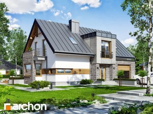 Archon+ Projekty domów - Dom w szafirkach (N) - widok 1