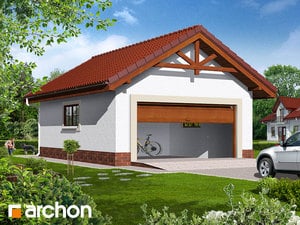 Archon+ Projekty domów - Garaż 2-stanowiskowy G6b - widok 1