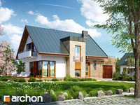 projekt domu - Dom w amarylisach (P) [ 118,7 m2 ] 