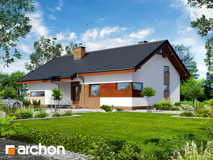 Archon+ Projekty domów - Dom w palisandrach - widok 2