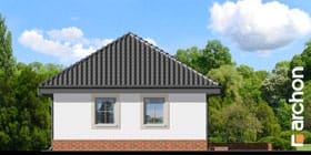 Archon+ Projekty domów - Garaż 3-stanowiskowy G3a - elewacja boczna