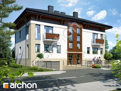 Archon+ Projekty domów - Dom w sagowcach 3 (B) - widok 1
