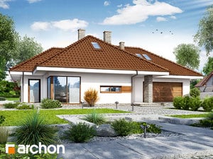 Archon+ Projekty domów - Dom w amarantusach (PD) - widok 1