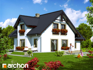 Archon+ Projekty domów - Dom w rododendronach 5(E) - energooszczędny - widok 2