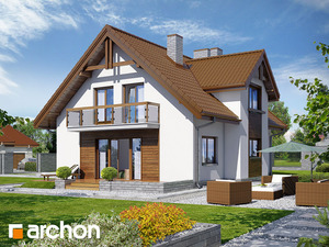 Archon+ Projekty domów - Dom w asparagusach (PN) - widok 2
