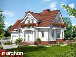 Archon+ Projekty domów - Dom w kosówce (P) - widok 1