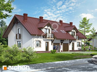 Archon+ Projekty domów - Dom w cyklamenach 3 (B) - widok 1