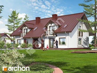 Archon+ Projekty domów - Dom w cyklamenach 3 (B) - widok 2