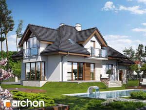 Archon+ Projekty domów - Dom w werbenach (N) - widok 2