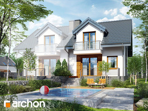 Archon+ Projekty domów - Dom w cyklamenach 4 (PB) - widok 2