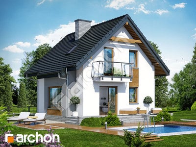 Archon+ Projekty domów - Dom w winogronach (PN) - widok 2