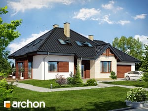 Archon+ Projekty domów - Dom w indygowcach (G2) - widok 1
