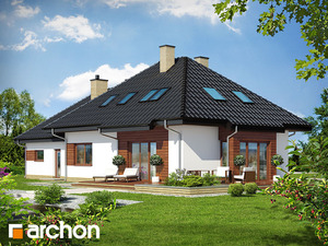 Archon+ Projekty domów - Dom w indygowcach (G2) - widok 2