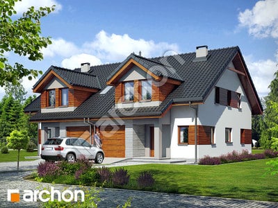 Archon+ Projekty domów - Dom w klematisach 12 (B) - widok 1