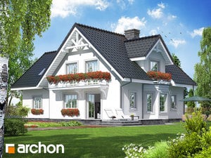 Archon+ Projekty domów - Dom w borowikach (P) - widok 2