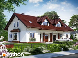 Archon+ Projekty domów - Dom w cyklamenach (R2) - widok 1