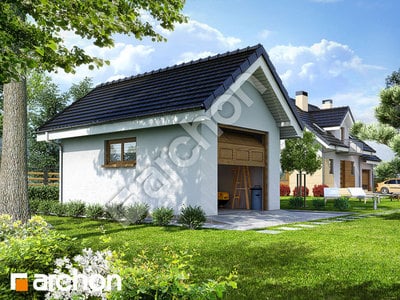 Archon+ Projekty domów - G17 - Budynek gospodarczy - widok 1