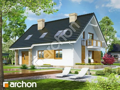 Archon+ Projekty domów - Dom w poziomkach 5 (GN) - widok 2