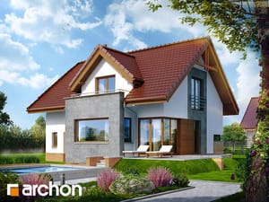 Archon+ Projekty domów - Dom pod liczi (P) - widok 1