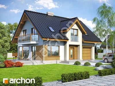 Archon+ Projekty domów - Dom w aksamitkach 2 (N) - widok 1