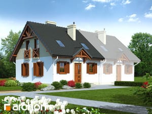 Archon+ Projekty domów - Dom w borówkach (B) - widok 1