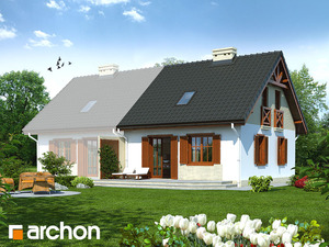 Archon+ Projekty domów - Dom w borówkach (B) - widok 2