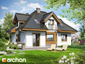 Archon+ Projekty domów - Dom w niezapominajkach (N) - widok 1