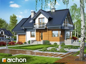 Archon+ Projekty domów - Dom w perłówce (N) - widok 1