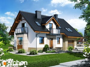 Archon+ Projekty domów - Dom w rododendronach 15 (N) - widok 1