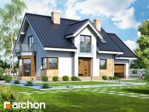 Archon+ Projekty domów - Dom w rododendronach 6 (A) - widok 1