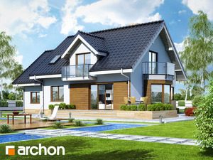 Archon+ Projekty domów - Dom w rododendronach 6 (A) - widok 2