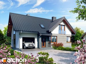 Archon+ Projekty domów - Dom w skrzydłokwiatach - widok 1