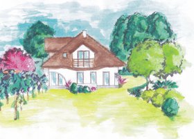 Projekt domu - Dom w zefirantach