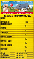 Tablica Informacyjno-Budowlana Tablica Informacyjno-Budowlana