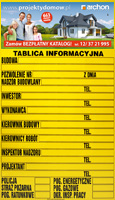 Tablica Informacyjno-Budowlana