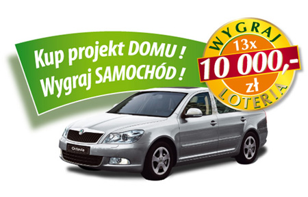 Kup projekt domu i wygraj samochód! 