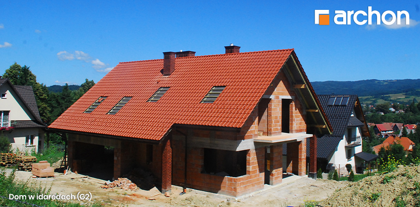 Dom w idaredach (G2) - projekty domów murowanych
